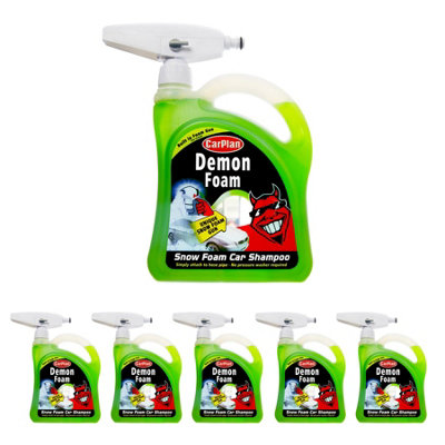 Car Wash Snow Foam High Performance Streak Free Demon Foam Pre Wash Gun 2L x6