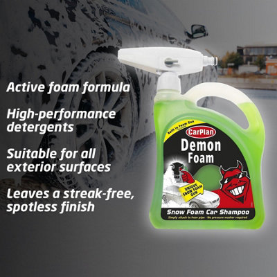 Car Wash Snow Foam High Performance Streak Free Demon Foam Pre Wash Gun 2L x6