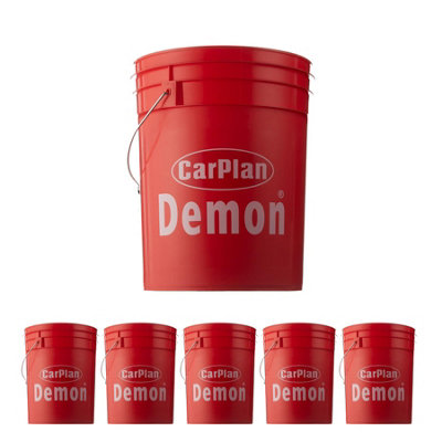 Car Wash Valeting Detailing Rinse Heavy Duty Bucket 20L CarPlan Demon X6