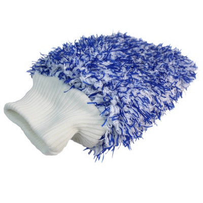 Car Washing Glove Microfiber Sponge Clean Dust Scrub Polish Glove