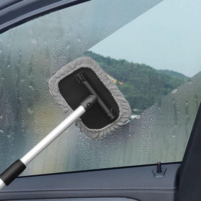 Car Window Wash Mop Long Handle Car Cleaning Brush Telescopic ...
