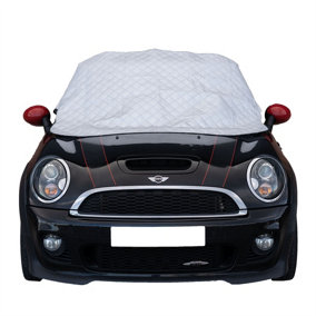 Car Windscreen Cover Frost & Sun Fabric Windscreen Protector All Weather - Pukkr