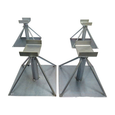 Caravan Chassis Axle Stands x4 (9.5'' - 14'' Mobile Home Static Support ...