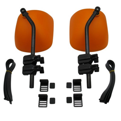 Caravan Convex Towing Mirror X2 (Adjustable Rear View Blind Spot)