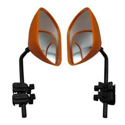 Caravan Convex Towing Mirror X2 (Adjustable Rear View Blind Spot)