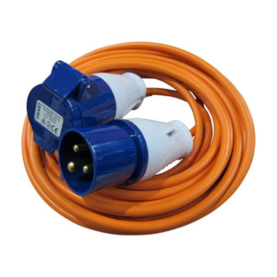 Caravan Electric Hook Up Cable 1.5MM 10M (Mains Electricity Extension Lead)