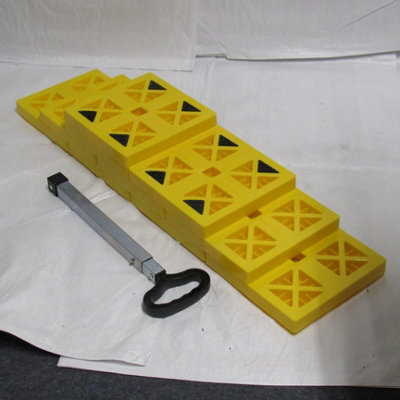 Caravan Levelling Ramp Blocks 10pc (Lynx Motorhome Campervan Carry Handle)