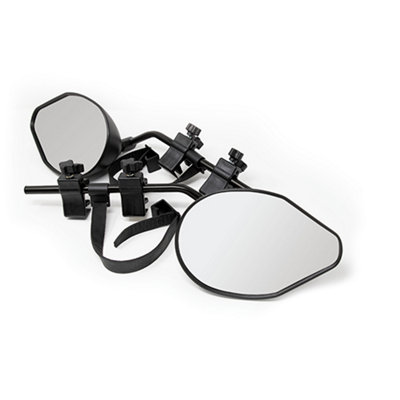 CARAVAN MIRRORS - PRO VIEW MIRROR (FLAT) TWIN PACK