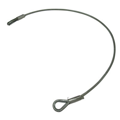 Caravan Tethering Restraining Cable 6MM x 1M - Pack of 24 (2 Ton Clear ...