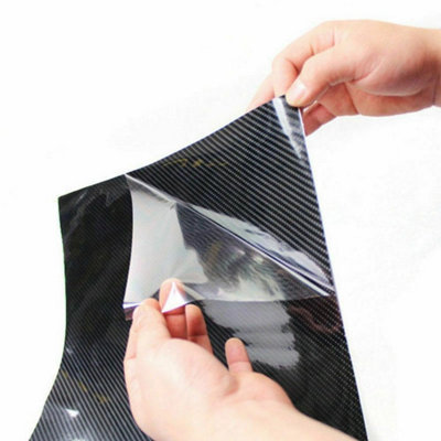 3ft X 5ft Gloss Black Car Vinyl Wrap Roll, Durable Easy