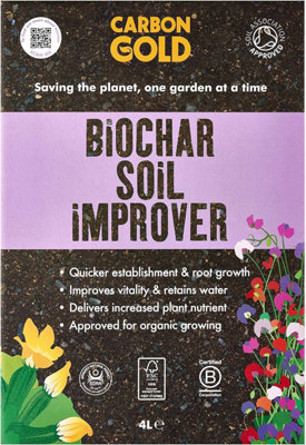 Carbon Gold Biochar Soil Improver 4L