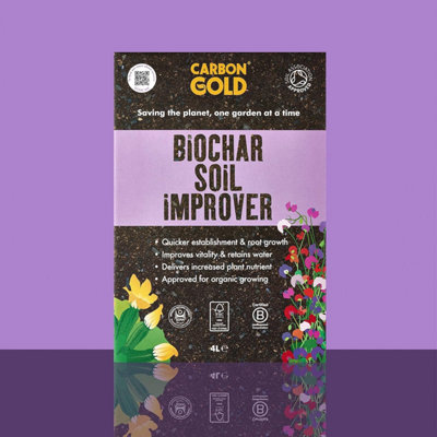 Carbon Gold Biochar Soil Improver 4L - 6