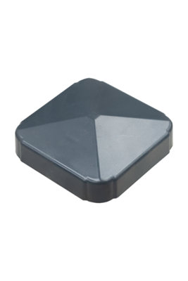 Carbon Grey Decorative Composite UPVC Flat Cap