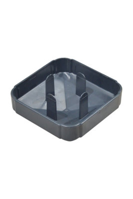 Carbon Grey Decorative Composite UPVC Flat Cap