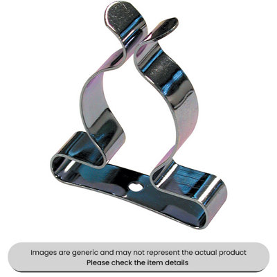 Carbon Spring Steel Closed Type Tool Clips 10-12MM Pack Qty 50