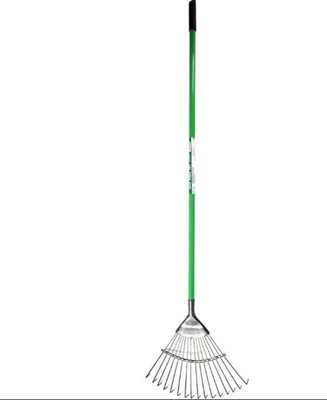 Carbon Steel Garden 16 Teeth Prong with Durable Tubular Steel Rubber Grip Handle - 3