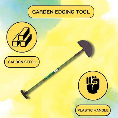 Carbon Steel Lawn Edging Tool for Garden and Lawn Versatile and Lightweight Gardener Hand Tools - 5