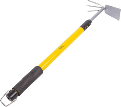 Carbon Steel Telescopic Garden Weeder - Long Handle Gardening Patio Weeding Weed Puller Remover Tool - 3