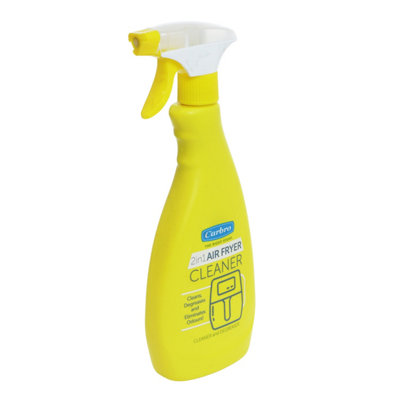 Carbro 2-in-1 Air Fryer Cleaner 500ml Degreaser Spray for Baskets Trays ...