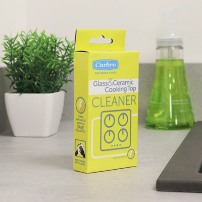 thumbnail image 2 of Cerama Bryte Cooktop Cleaning Kit – Glass & Ceramic Stove Top Cleaner With Pad And Scraper 2 of 6