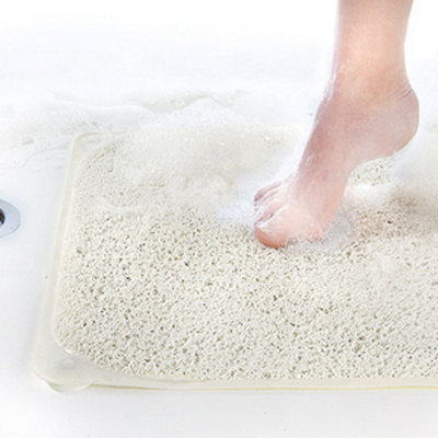 Carefree™ NonSlip Loofah Style Shower Mat DIY at B&Q