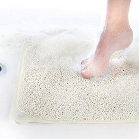 Carefree™ Non-Slip Loofah Style Shower Mat