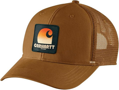 Carhartt Mens Canvas C Patch Baseball Cap