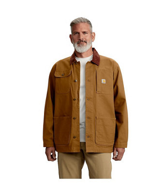 Carhartt Rugged Flex Duck Loose Fit Chore Coat Carhartt Brown M