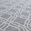 Carina Collection Modern Washable Rugs in Grey  6901G