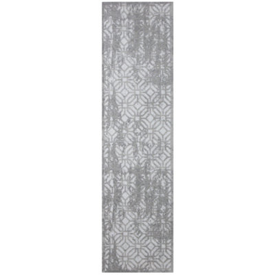 Carina Collection Modern Washable Rugs in Grey  6932