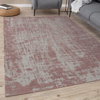 Carina Collection Modern Washable Rugs in Pink  6920P