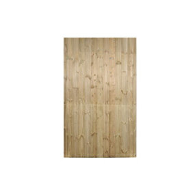 CARLA Flat Square Top Single Timber Gate 1050mm Wide x 1800mm High - Tongue & Groove Close Boarded CA34