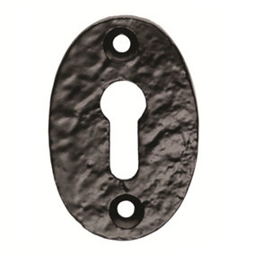 Carlisle Brass Black Antique Oval Shape Escutcheon (LF5539U)
