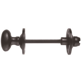 Carlisle Brass Black Antique Oval Thumb Turn with Coin Release  (AA133BA)