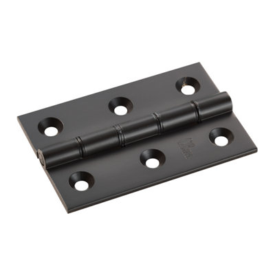 Carlisle Brass Matt Black Double Phosphor Bronze Washered Butt Hinge (HDPBW21MB)