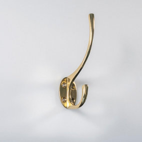 Carlisle Brass Polished Brass Hat and Coat Hook (AA25)