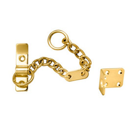 Carlisle Brass Polished Brass Heavy Door Chain (AA75)