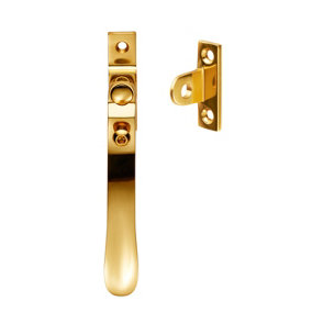 Carlisle Brass Polished Brass Locking Casement Fastener (V1006LCK)