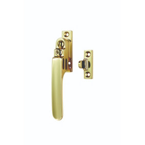Carlisle Brass Polished Brass Locking Casement Fastener with Night Vent (V1007LCK)