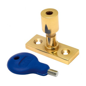 Carlisle Brass Polished Brass Locking Casement Stay Pin (WF17)
