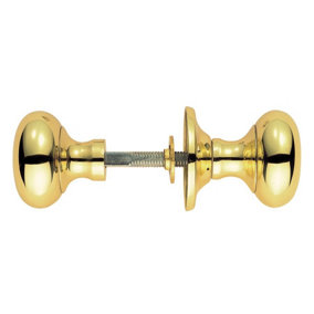 Carlisle Brass Polished Brass Mushroom Rim Knob (M35RS)