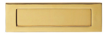 Carlisle Brass Polished Brass Plain Letter Plate (M36D)