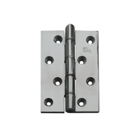 Carlisle Brass Polished Chrome Double Stainless Steel Washered Brass Butt Hinge (HDSSW5CP)
