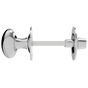 Carlisle Brass Polished Chrome Oval Thumb Turn with Coin Release  (AA133CP)