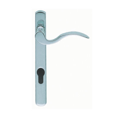 Carlisle Brass Polished Chrome Scroll Lever on Narrow Plate R/H (M140NP92CPRH)