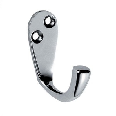 Carlisle Brass Polished Chrome Victorian Robe Hook (AA26CP)