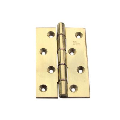 Carlisle Brass Polished Lacquered Double Phosphor Bronze Washered Butt Hinge (HDPBW61)