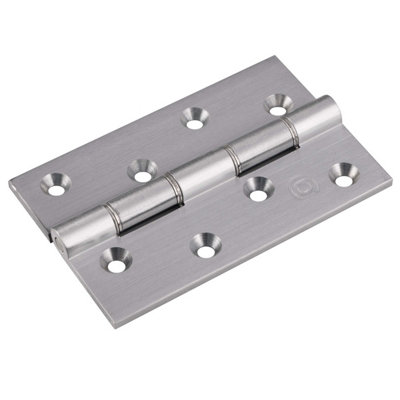 Carlisle Brass Satin Chrome Double Stainless Steel Washered Brass Butt Hinge (HDSSW5SC)