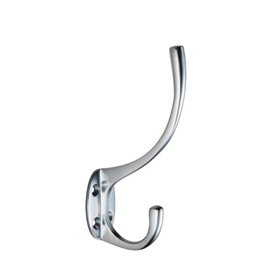 Carlisle Brass Satin Chrome Hat and Coat Hook (AA25SC)