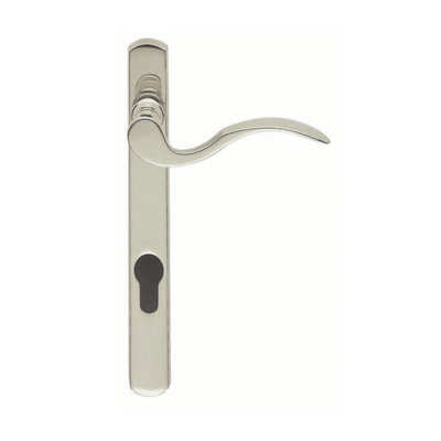 Carlisle Brass Satin Chrome Scroll Lever on Narrow Plate R/H (M140NP92RHSC)